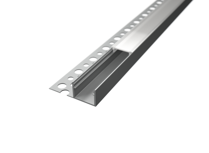 LED Alu Fliesen Profil Z-3713 inkl. Abdeckung matt 2000mm